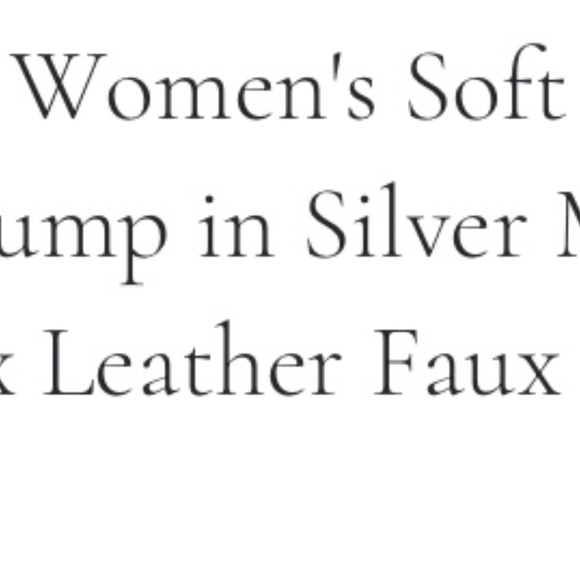 Aerosoles Alae Silver Mirror blicky heel pump NEW - Picture 12 of 13